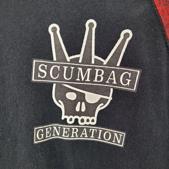 LRG Men's Med Graphic TShirt Scumbag Generation High End Low Lifes EUX Raglan Sl - Picture 9 of 9